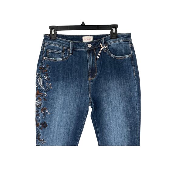 Driftwood Jeans Jackie High rise bluebell fleur size 30x28 - Picture 3 of 7